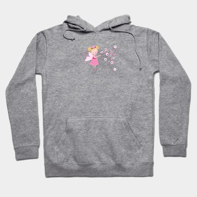 Cute fairy blows soap bubbles Hoodie by GULSENGUNEL